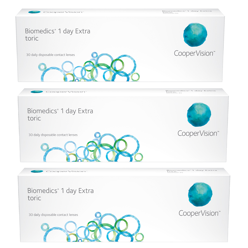 Biomedics-1DE-Toric-90 Biomedics 1 day Extra toric - 3 x 30er Box